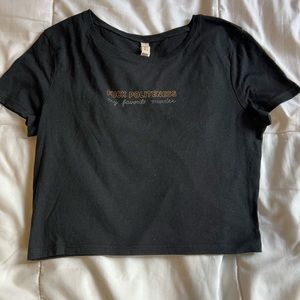 “My Favorite Murder” Podcast official crop t-shirt - Black